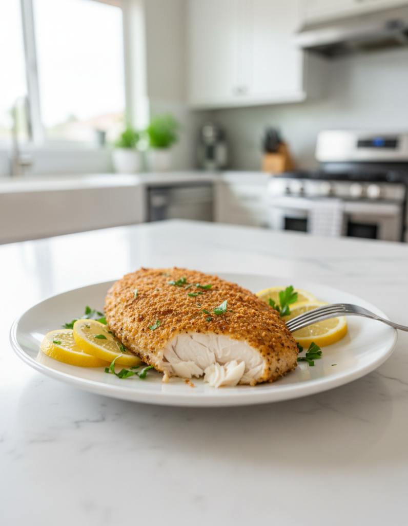 Home 6 freepik ultrarealistic food photography of air fryer tilap 64545